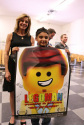 My Young Storytellers Foundation mentee with the poster for his film